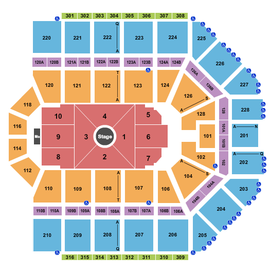 Van Andel Arena Nate Bargatze Seating Chart